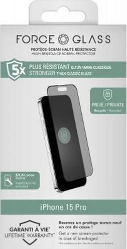 Actual product image Bigben Connected Organic film 2.5D Spy (1 Piece, Apple iPhone 15 Pro)
