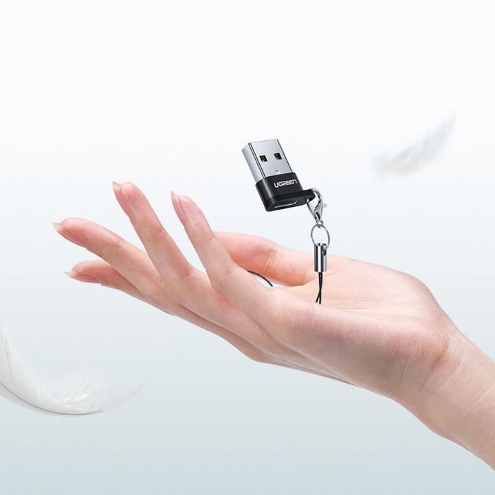 Productafbeelding Ugreen USB-C naar USB-A 2.0 bluetooth adapter (zwart) (USB 2.0, USB 3.1)