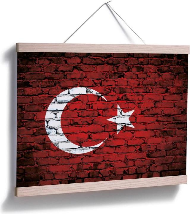 Produktbild Trenddeko Türkische Flagge (60 x 50 cm)