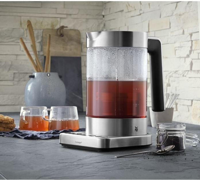 Produktbild WMF Glas Wasserkocher mit Temperaturwahl 1,7l Teesieb Warmhaltefunktion Lono 3000W (1.70 l)