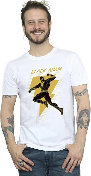 Produktbild Black Adam Golden Bolt Brust TShirt (3XL)