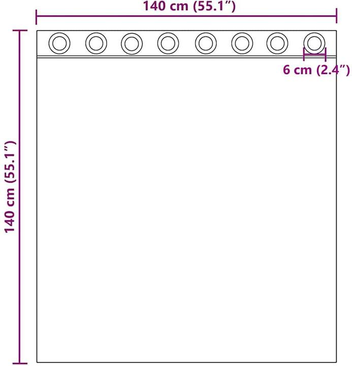 Immagine prodotto VidaXL Proskudiia (140 x 140 cm)