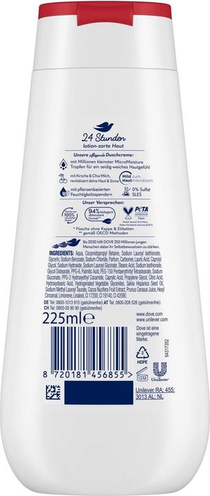 Immagine prodotto Dove Advanced Care Latte di ciliegia e chia (225 ml)