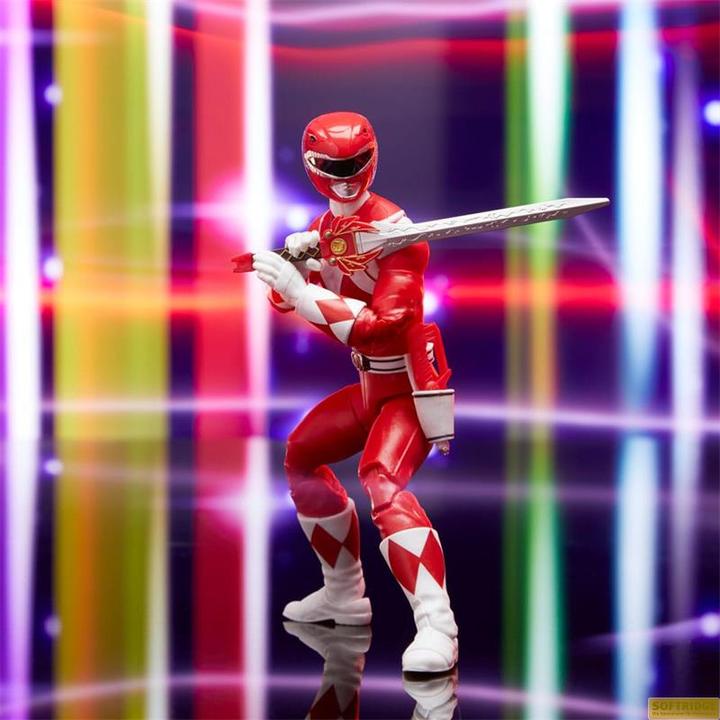 Actual product image Power Rangers Lightning Collection Remastered Mighty Morphin Red Ranger Action Figure, 15 cm