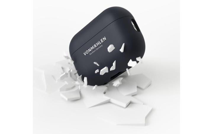 Produktbild Vonmählen Transportcase Thin AirPods Pro 2 Navy (Kopfhörer Tasche)