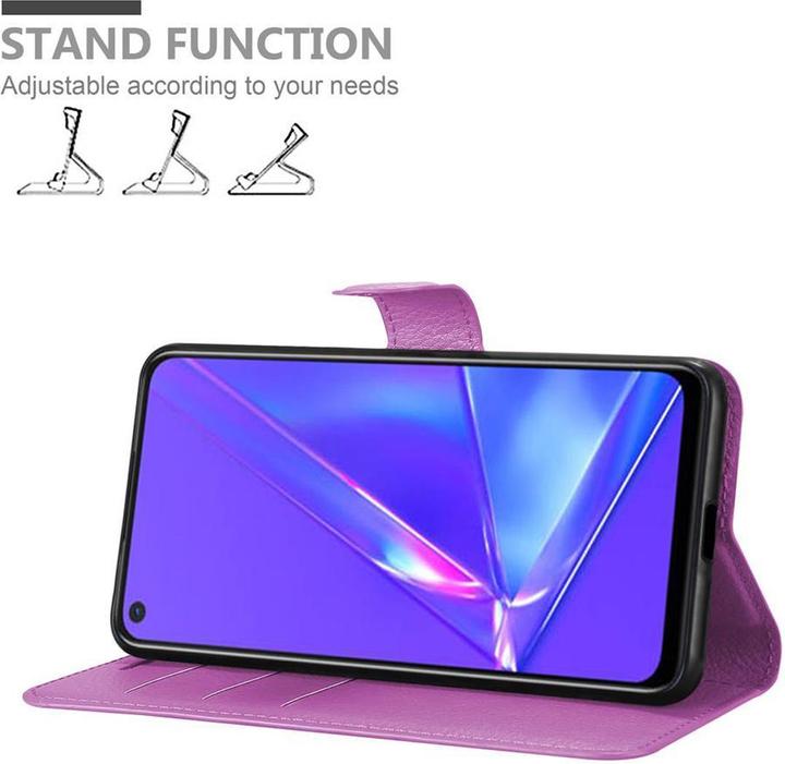 Actual product image Cadorabo Book with stand function cover (Oppo A72)