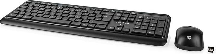 Image du produit Nedis KBMCW100BKDE Kit souris et clavier sans fil Connexion souris et clavier : USB 800 / 1200 / 160 (DE, Sans fil, Filaire)