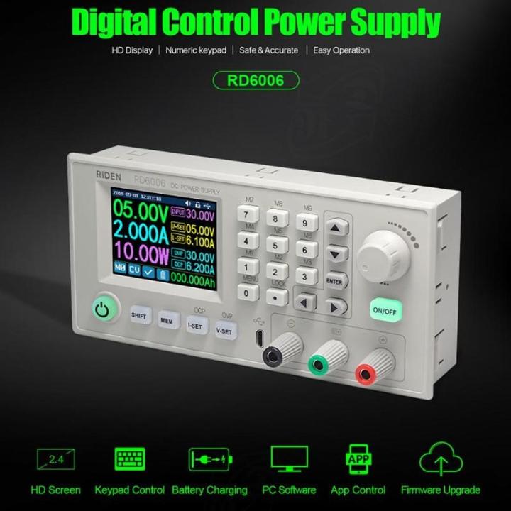 Produktbild RD Tech RD6006-W programmierbares Labornetzteil DC-DC Wandler 60V 6A 360W