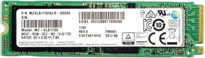 Produktbild Samsung Pm981 (512 GB, M.2)