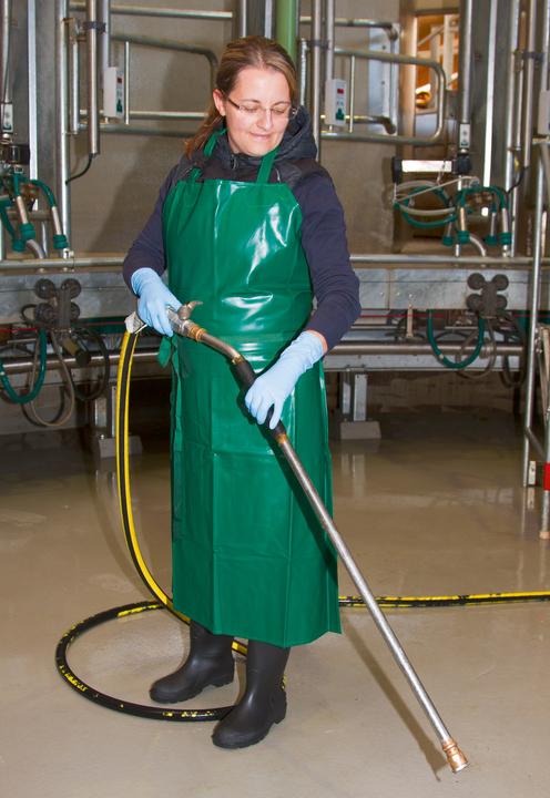 Produktbild Kerbl Melk- und Waschschürze grün 100 x 125