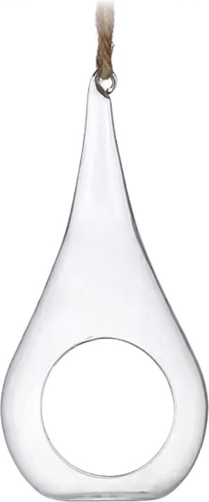 Image du produit Hermex Vase en verre suspendu (1 x, 9 x 9 x 18 cm)
