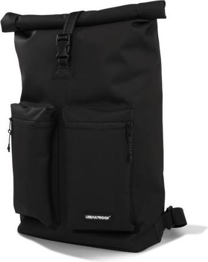 Merkloos Gerecyclede shopper fietstas Urban Proof Rolltop Backpack 20L 34 x 13 x 46 cm - Zwart (20 l)