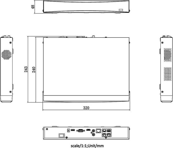 Produktbild Hikvision REJESTRATOR IP DS-7604NXI-K1/4P(D) (Netzwerk Videorecorder (NVR))