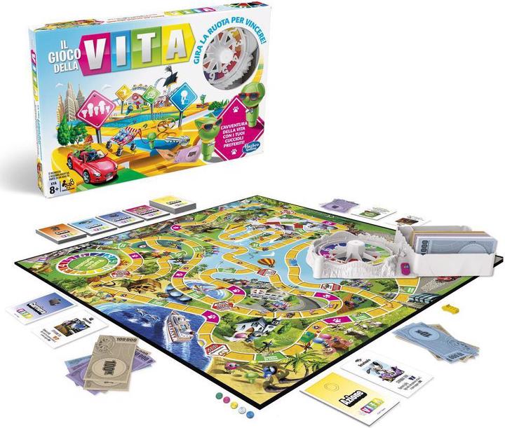 Produktbild Hasbro Spiel des Lebens (Italienisch)