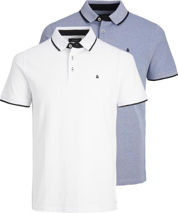 Jack & Jones Jjepaulos Polo Ss 2pk Mp (XS)