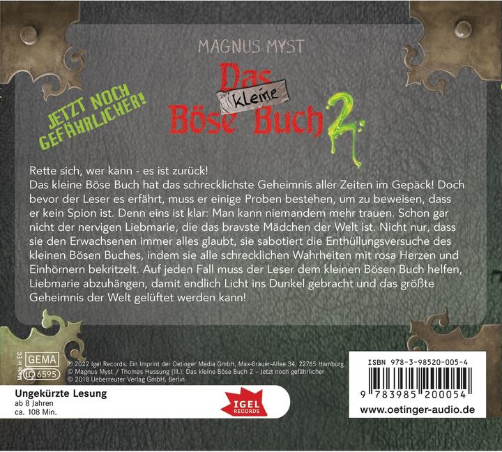 Actual product image The Little Evil Book 2 - Now even more dangerous! (Magnus Myst, Christiane Reichert, Thomas Hussung, Kim Friehs, Ralf Kiwit, Kristin Scheinhütte, Arndt Schmöle, German)