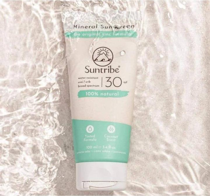 Immagine prodotto Suntribe Mineralische Bio-Sonnencreme (Crema solare, SPF 30, 100 ml, 1 g)