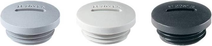 Image du produit Jacob Obturateur M12x1,5IP54Polyamide, gris clair RAL 7035