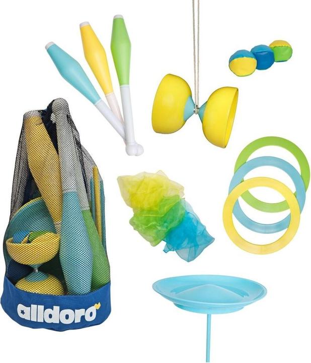 Actual product image Alldoro Juggling set in a rucksack