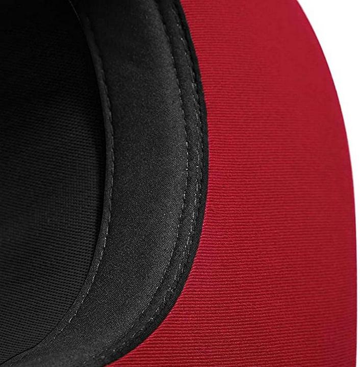 Actual product image Beechfield 5 panel contrast snapback cap (pack of 2) (One size)