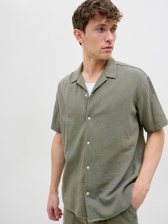 Actual product image Jack & Jones Joreaster Patras Resort Shirt Ss Ln (XXL)