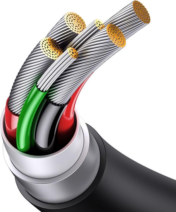 Actual product image Baseus USB A – USB C (1 m, USB 2.0, 65 W)