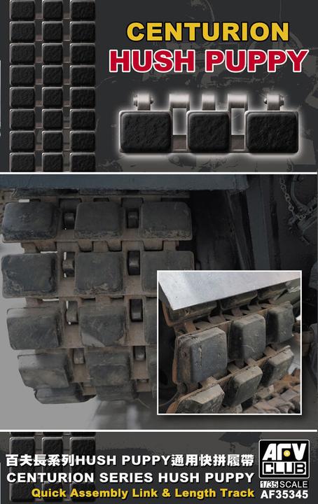 Immagine prodotto AFV Club Serie Centurion Hush Puppy, collegamento di montaggio rapido e binario di lunghezza