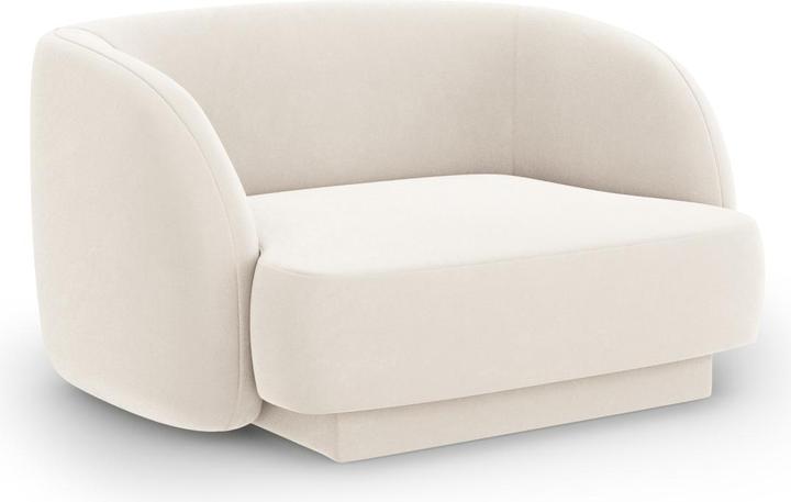 Image du produit Micadoni Fauteuil Velours, "Miley", 1 Place, 103x90x70Fabriqué en Europe (2 places, 3 places, 4 places)