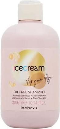 Produktbild Inebrya Ice Cream Argan Age Pro-Age Shampoo - Argan Oil Based Shampoo for Radiant Shine - 300ml (300 ml, Flüssiges Shampoo)