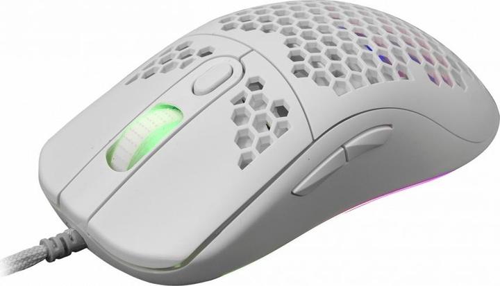 Actual product image White Shark Extremely light gaming mouse Galahad White, 72g (Cable)