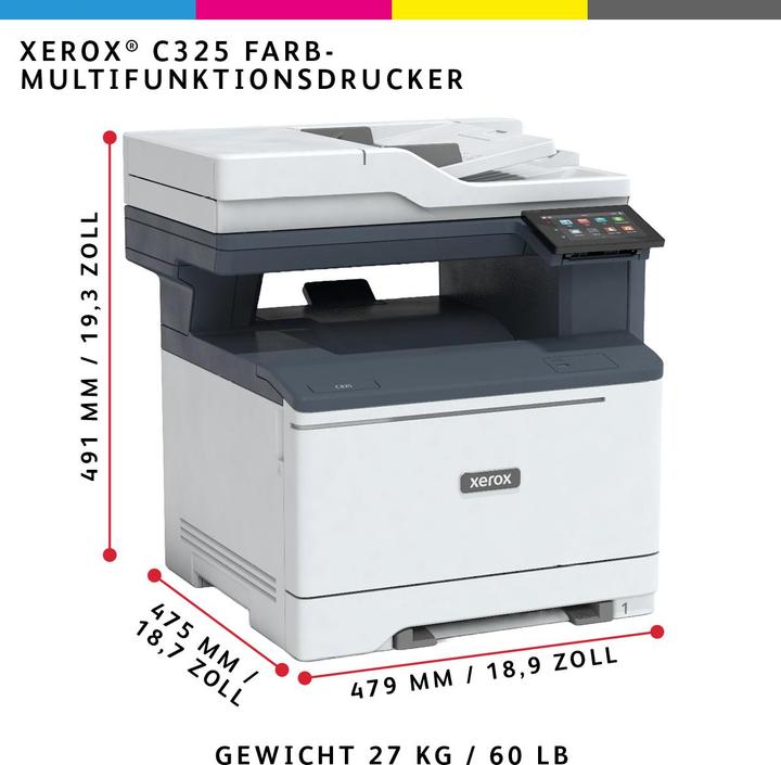 Actual product image Xerox C325 A4 33PPM WIRELESS (Laser, Colour)