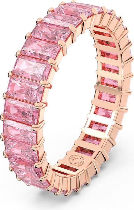 Immagine prodotto Swarovski Anello Matrix Taglio Baguette Oro Rosa (60)