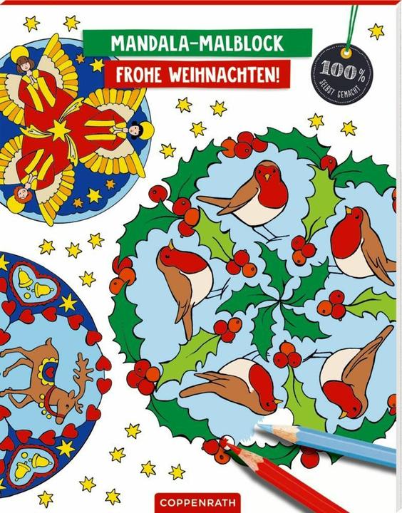 Actual product image Mandala coloring block