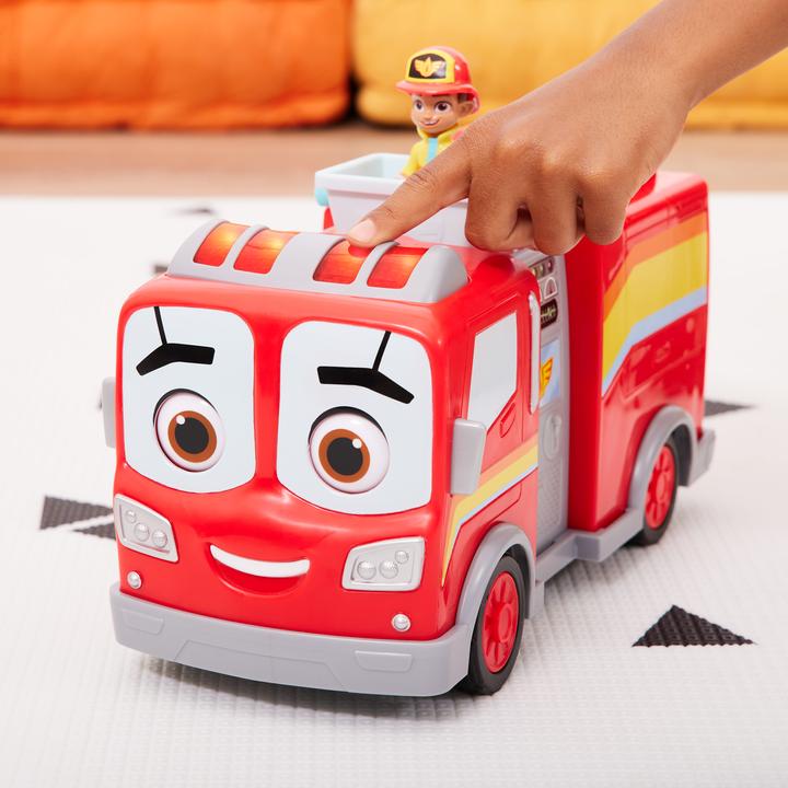 Actual product image Spin Master Firebuds Interactive Firetruck Bo And Flash