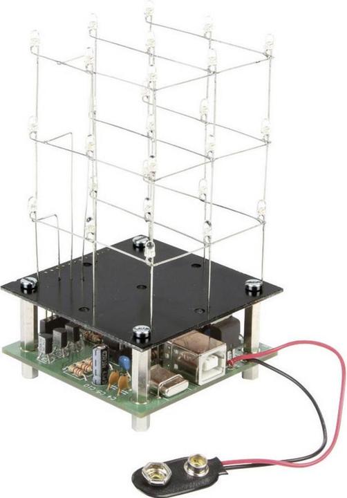 Actual product image Velleman 3D LED CUBE 3 x 3 x 3