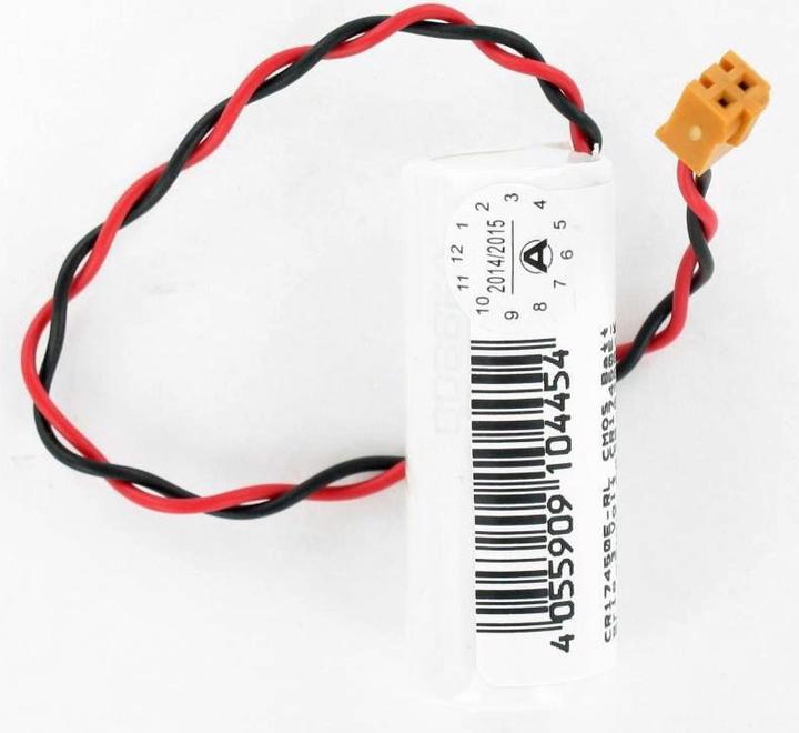 Actual product image AccuCell Batterie CMOS CR17450E-RL, FANUC A02B-0200-K102, FANUC A98L0031001 GE Fanuc (1 pcs., Device specific, 2500 mAh)