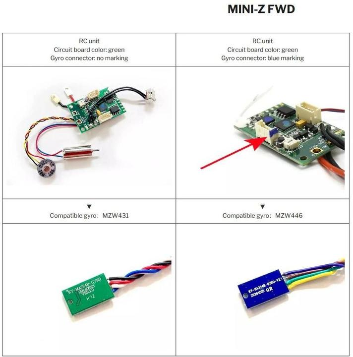 Actual product image Kyosho Gyro Mini-Z Gyro Unit 2.0 MZW446