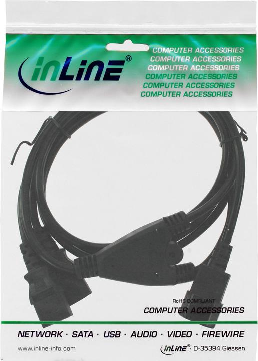 Produktbild InLine Netz-Y-Kabel (3 m)