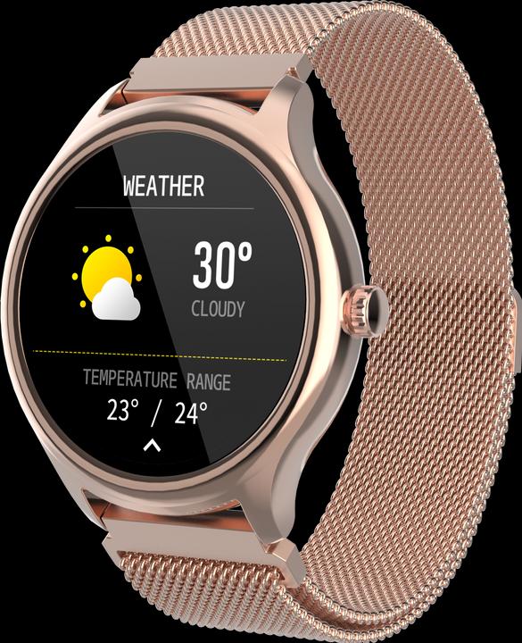 Produktbild Forever smartwatch ForeVive 3 SB-340 gold with bluetooth speaker 3W