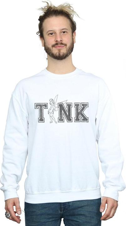 Actual product image Disney Mens Tinker Bell Collegiate Tink Sweatshirt (4XL)