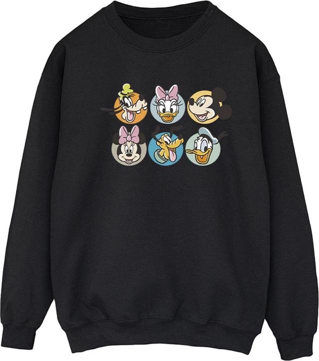 Disney Mickey Mouse And Friends Faces Sweatshirt (M)