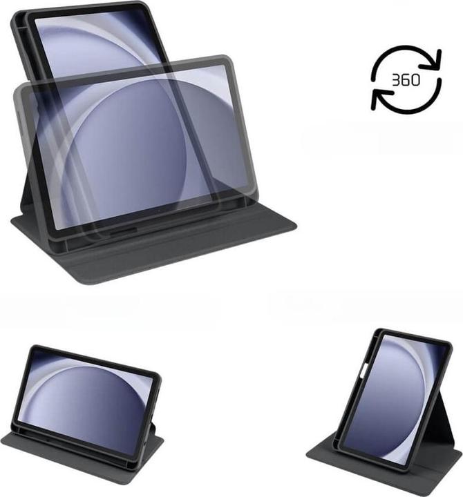 Produktbild Cover-Discount Galaxy Tab A9+ - 360-Grad Hülle schwarz (Galaxy Tab A9+)