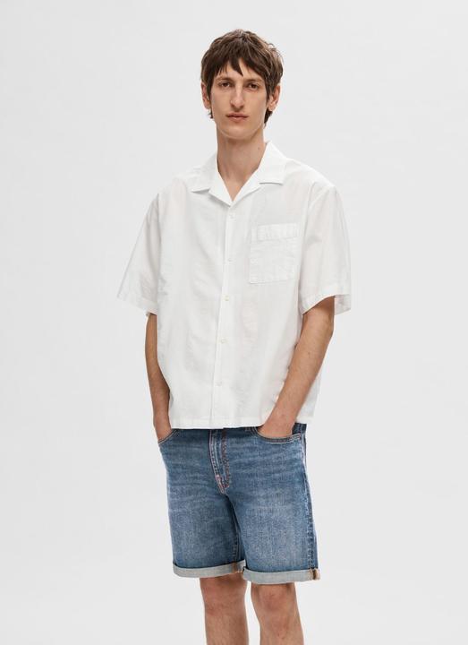Image du produit Selected Homme Chemise à manches courtes en seersucker (S)