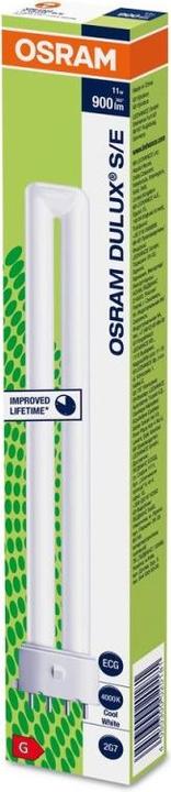 Actual product image Osram energy-saving lamps (2G7, 11 W, 900 lm, 1 x, G)