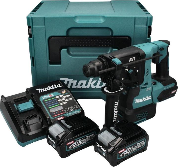 Actual product image Makita 40V Battery combi hammer SDS+ HR003GM201 (Rechargeable battery operated)