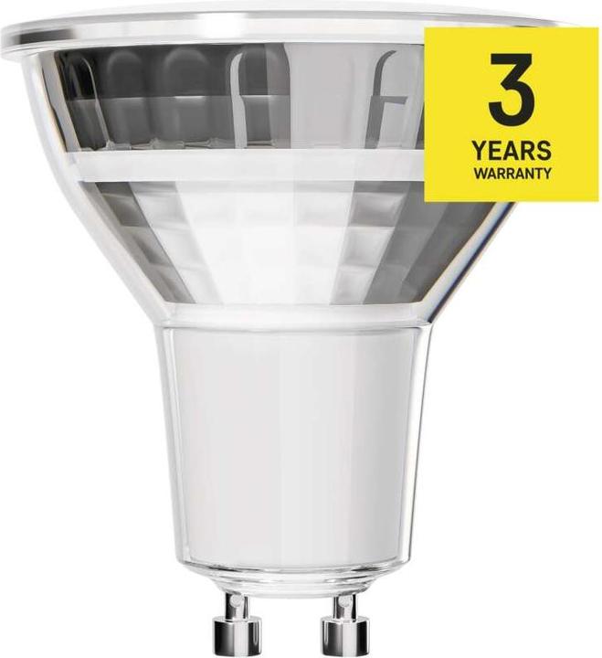 Produktbild Emos LED Lampe Classic MR16 Silber/ GU10 / 3 W (32 W) / 345 lm / Kalt-Weiss (GU10, 3 W, 345 lm, 1 x, E)