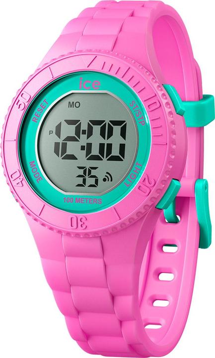 ICE Watch Ice Digit Pink Turquoise (Digitaluhr, Chronograph, 35 mm)