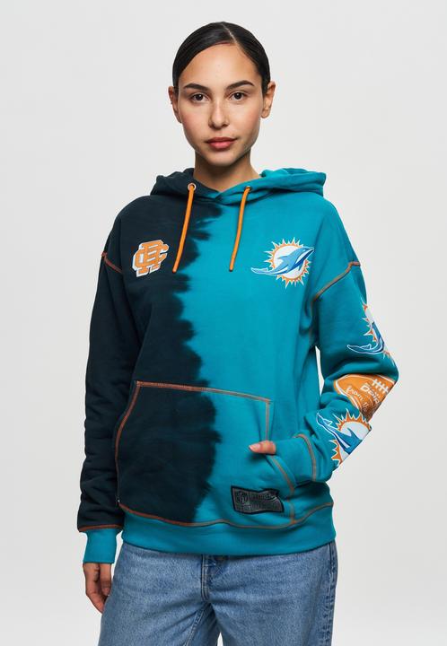 Immagine prodotto Recovered Felpa con cappuccio in pile Re:covered - INK DYE Miami Dolphins (XL)