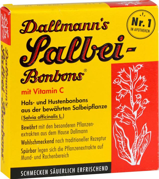 Produktbild Dallmann Salbei Bonbons mit Vitamin C (20 Stk., 37 g)