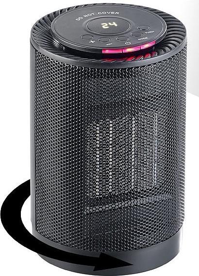 Produktbild Carlo Milano Digitaler Keramik-Tisch-Heizlüfter mit Oszillation (1200 W)